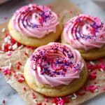 Soft-Baked Frosted Almond Sugar Cookies Recipe