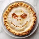 Jack Skellington-Inspired Pumpkin Caramel Pie Recipe