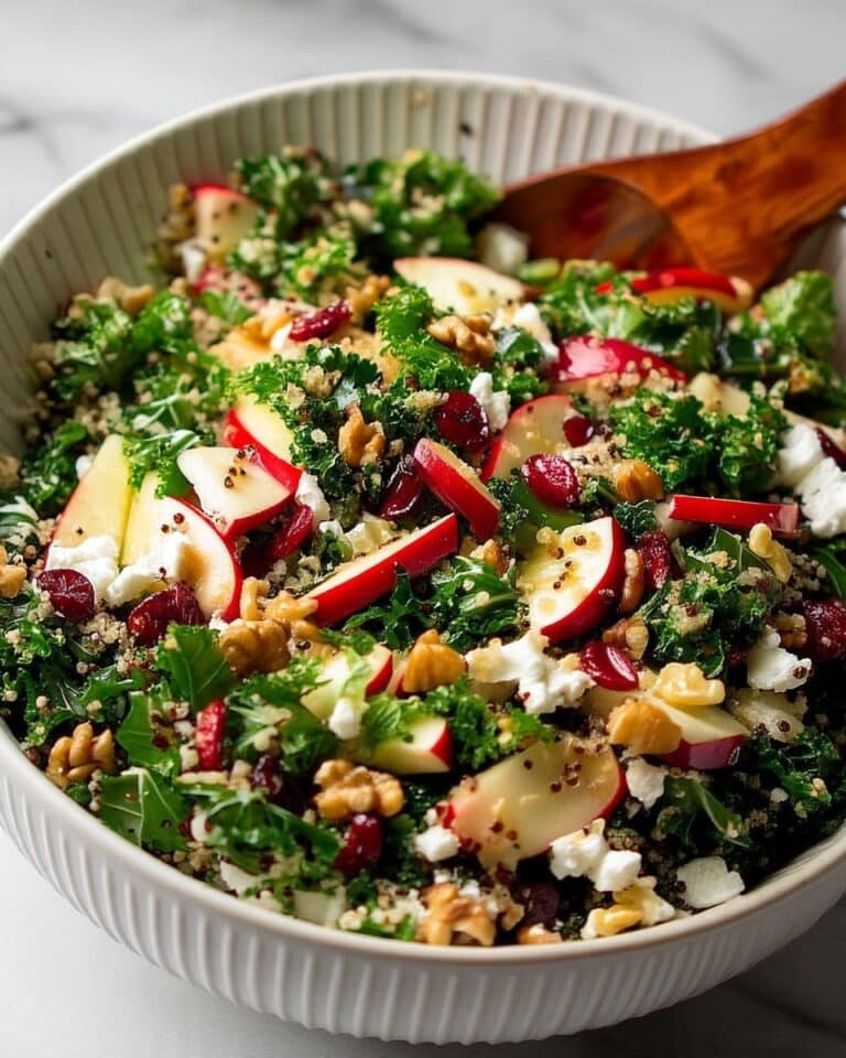 Autumn Kale Apple and Quinoa Salad Recipe