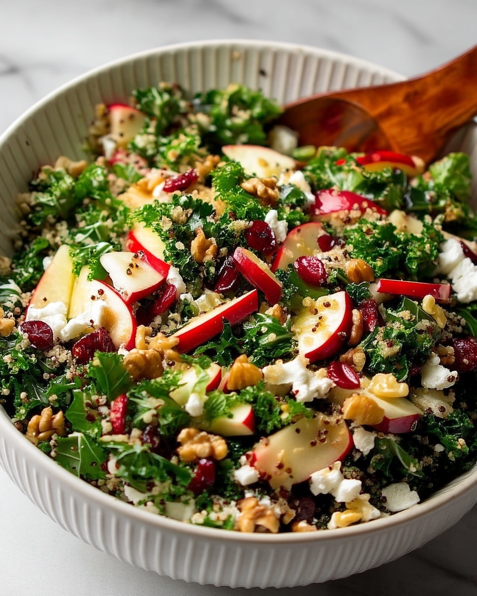 Autumn Kale Apple and Quinoa Salad Recipe