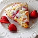 Easy Strawberries and Cream Scones Recipe