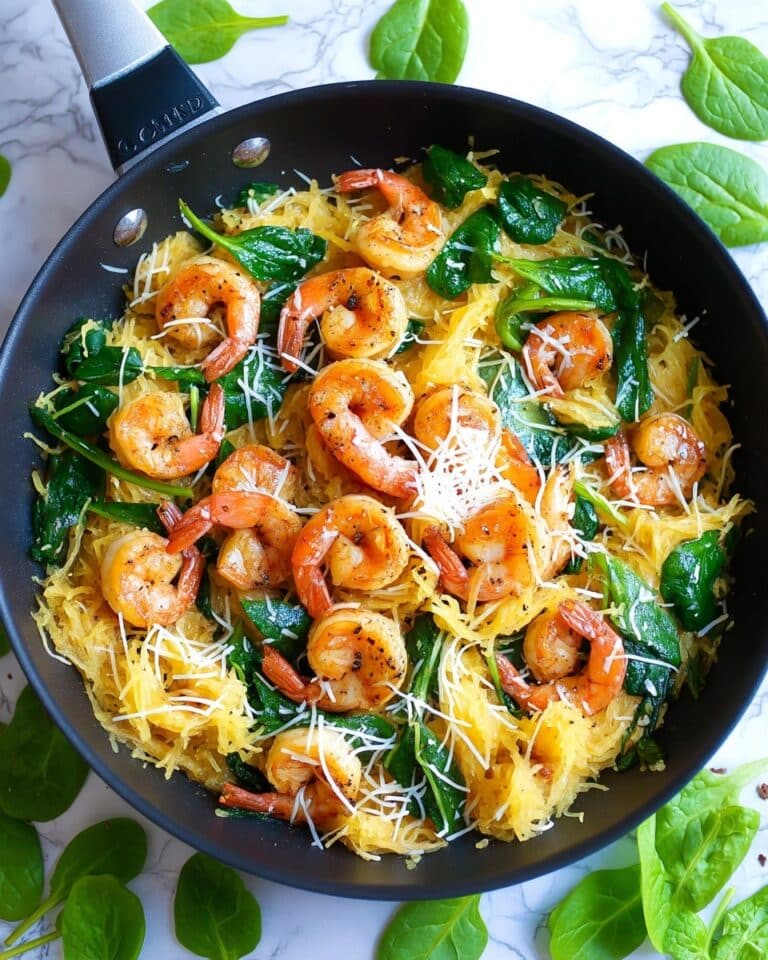 Shrimp Scampi Spaghetti Squash Recipe