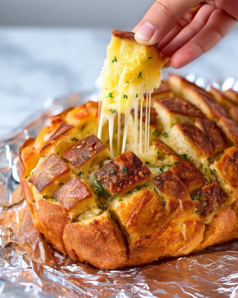 Cheese and Garlic Crack Bread (Pull Apart Bread) Recipe
