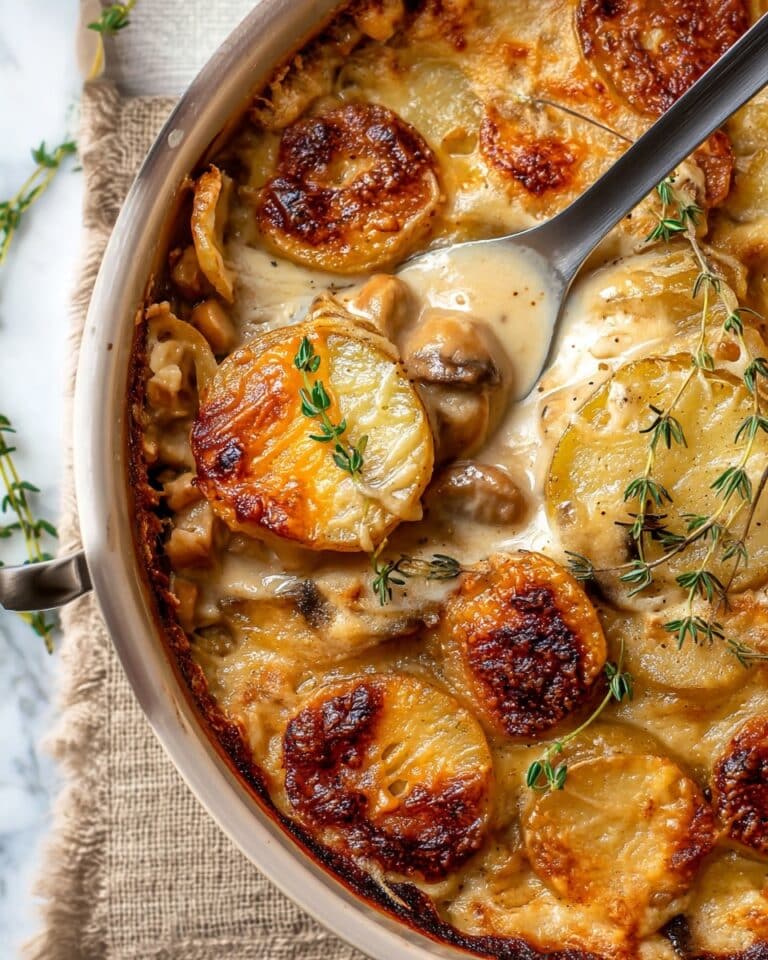 Creamy French Onion Potato Bake Recipe