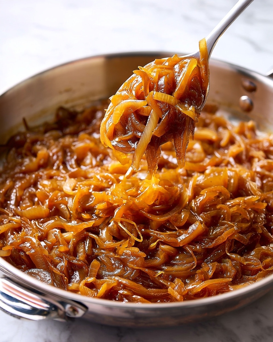 Caramelized Frenched Onions with Balsamic and Thyme Recipe