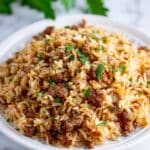 Ground Beef and French Onion Rice Bake Recipe