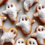 Ghost Beignets with Chocolate Ganache Dip Recipe