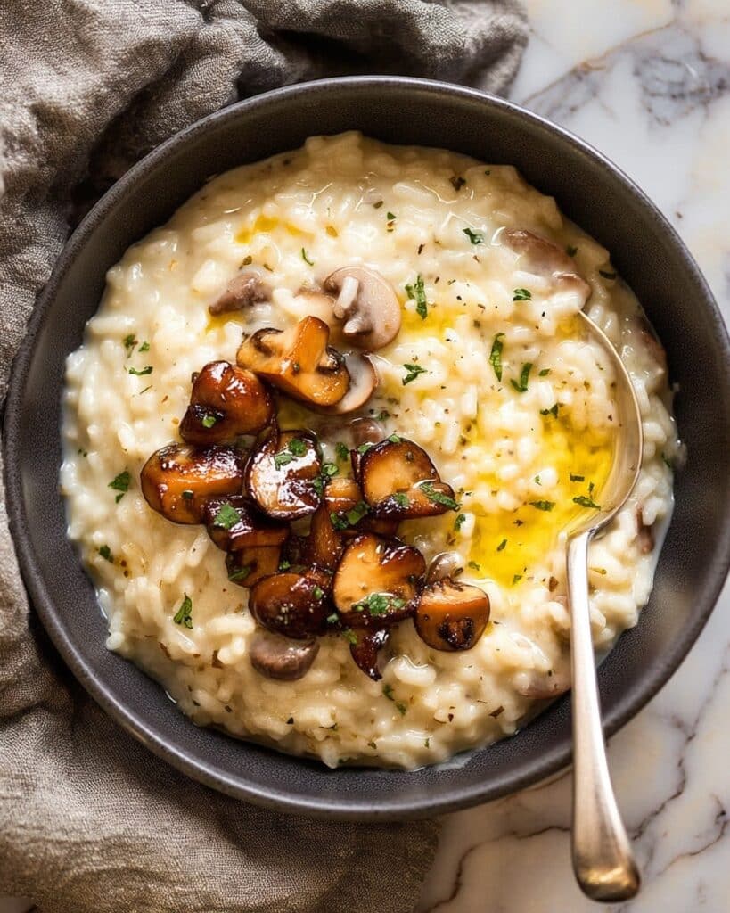 Creamy Mushroom Risotto Recipe