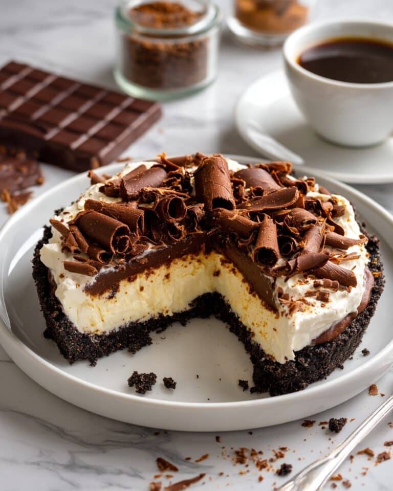 Chocolate Espresso Pudding Pie Recipe
