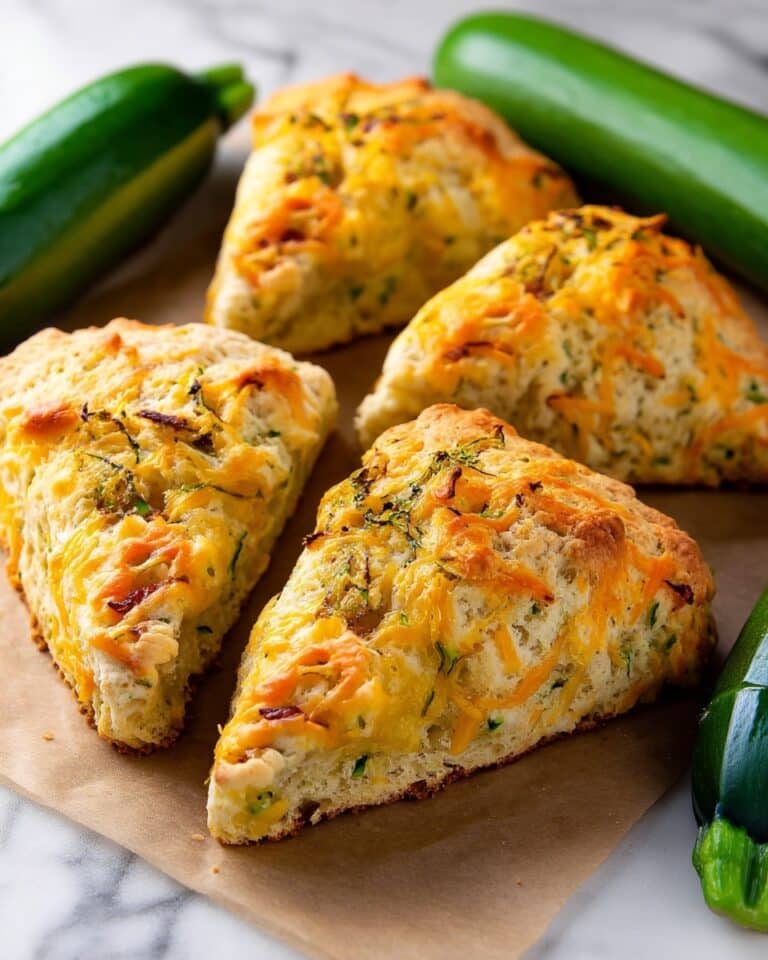 Zucchini Cheddar Scones Recipe