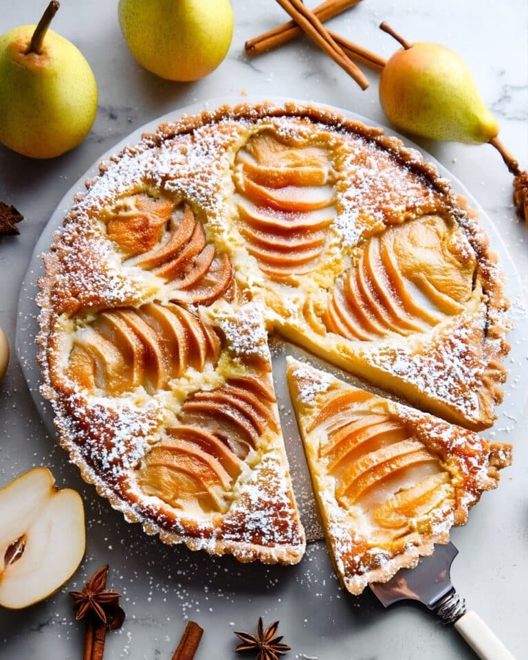 Pear Frangipane Tart Recipe