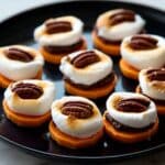 Sweet Potato Bites with Marshmallows and Pecans Recipe