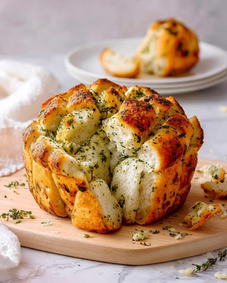 Pull-Apart Garlic Bread Recipe