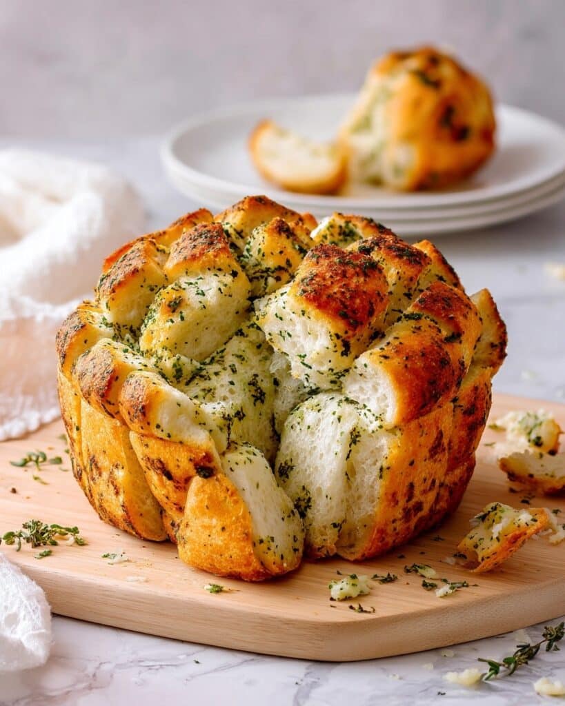 Pull-Apart Garlic Bread Recipe