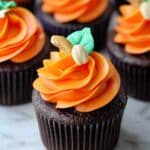 Cutest Decorated Pumpkin Patch Chocolate Cupcakes Recipe