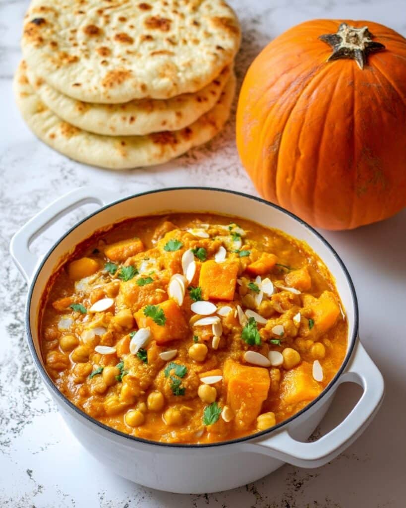 Pumpkin Curry with Chickpeas and Coconut Recipe
