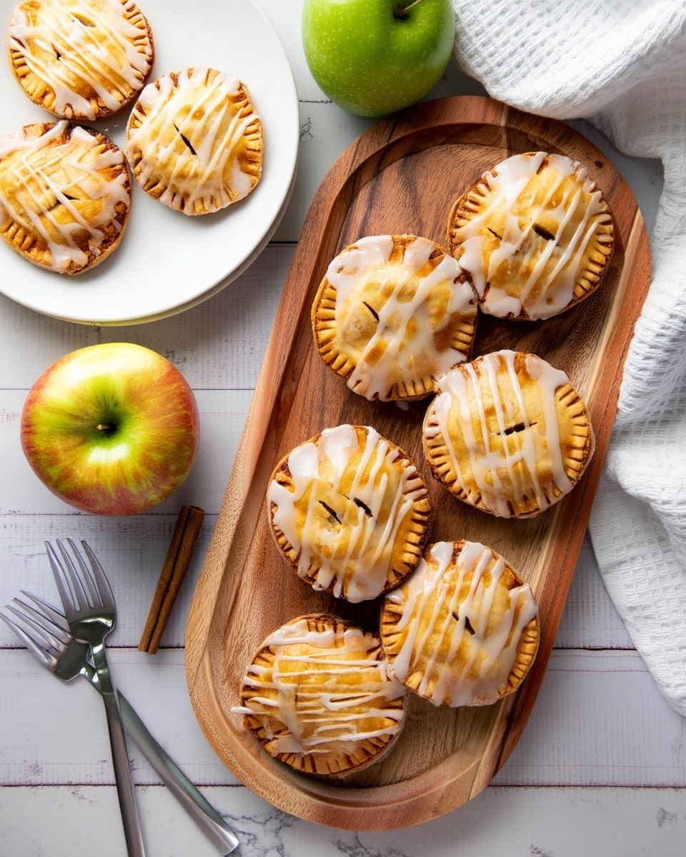Apple Hand Pies with Cinnamon Apple Filling and Vanilla Glaze Recipe