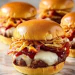 Pub Burgers with Kahlua Barbecue Sauce Recipe