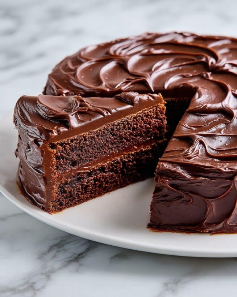 Easy Chocolate Fudge Cake Recipe