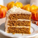 Pumpkin Cake with Cinnamon Cream Cheese Frosting Recipe