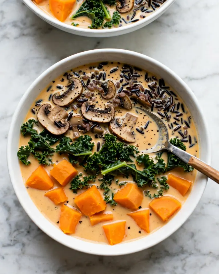 Cozy Autumn Wild Rice Soup Recipe