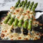 Cheesy Garlic Roasted Asparagus Recipe